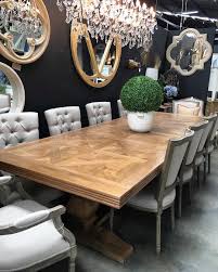 Now This Is A Table Canalside Interiors 3 2m Banquet Dining Table With Parquetry Top Is What 12 Seat Dining Table Hamptons Dining Table French Dining Tables