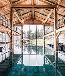 San Luis Retreat Hotel Lodges With Cosy Chalets Treehouses Surrounded By 40 Hec Forest Above Meran Italy Pool Houses Hotel Pool Hotel