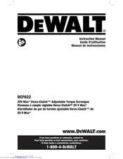 Dewalt XR Li-ION DCF622 Manuals | ManualsLib