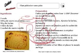 Flan Patissier Sans Pate Au Cookeo La Fiche