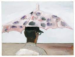 peter doig lapeyrouse umbrella 2004 oil on canvas 31 x 41 cm 12 x 16 絵画 イラスト 色