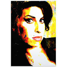 Amazon.com: Pop Art "Amy Winehouse una Escuela de pensamiento por artista  Mark Lewis, Colorful de Amy Winehouse Pintura giclée de edición limitada de  impresión sobre la de metal o Acrílico : Hogar