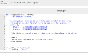 It was effective back in the day. Solved 9 13 Lab The Caesar Cipher In Cryptography Caesa Chegg Com