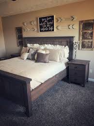 54 Inspiring Diy Farmhouse Wall Decorations Ideas On A Budget Remodel Bedroom Home Bedroom Rustic Master Bedroom
