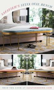 Shop And Save 25 On The Safavieh Sylva Oval Bench Sensuous Decor For Your Most Intimate Surrou Living Room Bench Glam Living Room Upholstered Entryway Bench