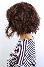 Short Haircuts For Thick Hair Short Textured Haircuts Short Hair Styles Wavy Bob Haircuts