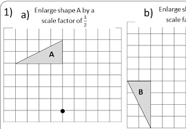 Try out your understanding of enlargements (dilations) and reductions with these practice problems. Transformations Fractional Enlargement Go Teach Maths 1000s Of Free Resources