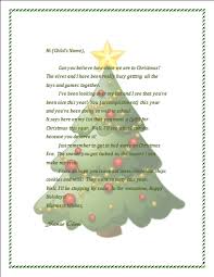 Printable Letter From Santa