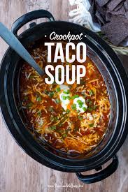 Just combine a bunch of basic ingredients, including kidney and black beans, chopped peppers hi georgia, we love your taco chicken chili! Crockpot Taco Soup The Family Freezer