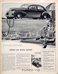 Ford Advertisement Ad Ford V8 Tudor Amp Fordor Sedans Ford Motor Company Antique Car Vintage Paper Life Ma Ford Motor Company Car Ads Classic Cars