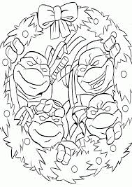 Fun and easy detailed coloring pages for kids and adults. Ninja Turtles Christmas Coloring Pages Coloring Home