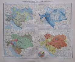 Nebenkarten Zu Osterreich Ungarn I 35x29cm Karte Aus 1913 Old Map Ebay Karten Antike Landkarten Landkarte