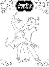 Desenho De Angelina Ballerina E Ballerina Coloring Pages Angelina Ballerina Dance Coloring Pages