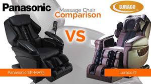 Panasonic Ep Ma73 Real Pro Ultra Vs Luraco Irobotics I7 Massage Techniques Massage Full Body Massage