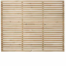 The fence slats are popular thanks to their effectiveness and simplicity. Forest Press Treat Slat Fence Panel 1 8x1 5m Wilko