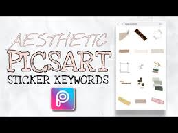 Click through to live your best aesthetic life with picsart ~ saved by picsart. Aesthetic Picsart Sticker Keywords Youtube