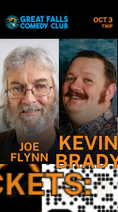 🎤 Tonight at Great Falls Comedy Club!, Co-headliners Joe Flynn & Kevin  Brady take the stage, with Ann-Marie Keene and host Leonard Kimble., 📍 34  Court St, Auburn, ME, 🎟️ Tickets: ...