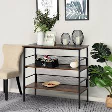 Inexpensive, only about $30 to build. Hommoo 3 Tier Small Bookcase Ladders Industrial Bookshelf Plant Display Storange Shelf Stand Rack For Living Room Home Office Display Unit Bedroom Home Decor Furniture Home Furniture Urbytus Com
