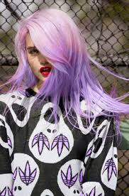 Pastel Half Pink Half Purple Straight Hair Pink Purple Hair Purple Hair Hair Color