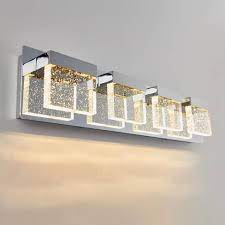 Its 4 glass cubes, enhanced by the presence of various small luminous bubbles, make for an artistic lighting effect and bring a high level of elegance. Artika Bubble Cube 4 Light Integrated Led Vanity Light