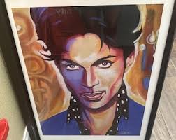 Fine Art Print of Prince From an Original Painting by Steven Mcnamara