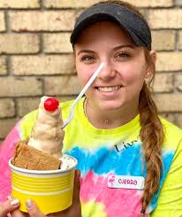 The Dumb Blonde Specialty Sundae! Only at Livvy's!