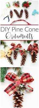 Diy Pine Cone Ornaments Diy Pinecone Christmas Diy Christmas Tree Ornaments