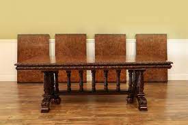 Find the ideal extendable table and chairs for your home in our range incl 2, 4, 6 ,8 seater available in various styles black high gloss extending dining table with 6 navy blue velvet dining chairs. 15 Extra Large Banquet Size Hard To Find Dining Tables Ideas Dining Mahogany Dining Table Dining Table