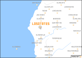 Los otates utc/gmt offset, daylight saving, facts and alternative names. Los Otates Mexico Map Nona Net