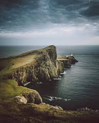 Neist Point Lighthouse On The Most Westerly Point Of Skye Wanted To Wildcamp Here Fought With The Storm Level Winds While Trying To Set Up The Tent In The Dark