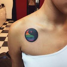 50 Mysterious Yin Yang Tattoo Designs Cuded Yin Yang Tattoos Tattoos Rainbow Tattoos