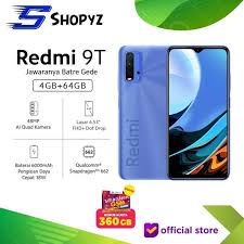 Dengan kapasitas yang besar tentu, hp tersebut akan memiliki daya tahan yang lama. Xiaomi Redmi 9t 6000mah Battery 4gb 64gb 4 64 Garansi Resmi Terbaru Juli 2021 Harga Murah Kualitas Terjamin Blibli