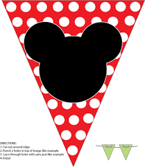 Mickey Banner Party Decorations Fiesta Mickey Mouse Minnie Mouse Birthday Party Mickey Mouse Birthday Party