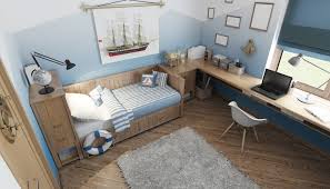 Cooles Jugendzimmer Fur Jungs Im Maritimen Stil Einrichtungsidee Blaue Wandgestaltung In 2020 Jugendzimmer Teenager Zimmer Jungs Zimmer