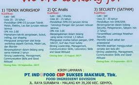 Entdecke rezepte, einrichtungsideen, stilinterpretationen und andere ideen zum ausprobieren. Gaji Teknisi Indofood Padalarang Berapa Gaji Teknisi Pesawat Di Indonesia Dan Tunjangan Tunjangannya Dubai Burj Khalifas Lah Kok Jadi Saling Lempar Tanggung Jawab