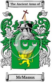 McManus Name Meaning, Family History, Family Crest & Coats of Arms
