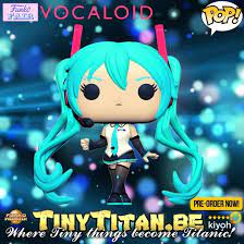 Funko Pop Hatsune Miku V4x Vocaloid Pre Order Funko Pop Tiny Titan In 2021 Funko Pop Hatsune Miku Vocaloid