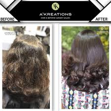 A hair salon is a place where one goes to get their hair done so that it can look beautiful and attractive. A Kreations On Twitter Healthy Hair Transformation With A Hair Botox Treatment Color Refresh Soft Layers With A Flip Out Blowdry By Salon Art Director Alam Salmani At Akreationsindia To Book Prior