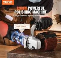 VEVOR Burnishing Polishing Machine, 1200W 6 Variable Speed Surface  Conditioning Tool, Handheld Electric Metal Burnishing Machine with 4 Fiber  ...