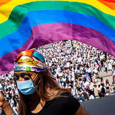 Originally devised by artist gilbert baker, the design has undergone several revisions since its de U S Embassies Permitted To Raise Pride Flags The New York Times