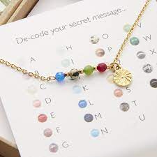Secret Message Necklace Sterling Silver Message Necklace Bridesmaids Gifts Diy Cheap Diy Bridesmaid Gifts