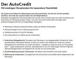 Durch sondertilgungen ist ohne einhaltung einer kündigungsfrist der komplette kredit ablösbar und sie sparen somit kreditzinsen ein. Vw Bank Autofinanzierung 2021 Autokredit Konditionen Im Test