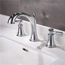 Explore moen's wide selection of widespread bathroom sink faucets. Buy Lumina Solid Brass Luxurious 8 Inch Widespread Bathroom Faucet