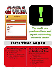 Log in with your username and password. Asb Online Webstore Make Payments Towards Yearbook And Any Outstanding Balances