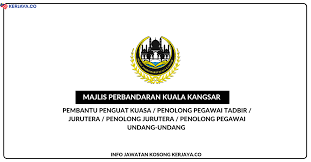 Majlis daerah kuala kangsar (mdkk) ditubuhkan pada 1 januari 1980 hasil dari termaktubnya akta 171, akta kerajaan tempatan pada tahun 1976. Jawatan Kosong Terkini Majlis Perbandaran Kuala Kangsar Penolong Pegawai Tadbir Penolong Penguat Kuasa Pelbagai Jawatan Lain Kerja Kosong Kerajaan Swasta