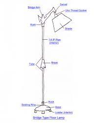 Bridge Floor Lamp Part Index