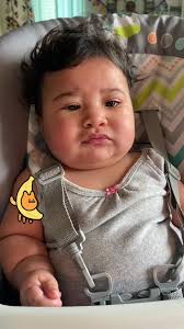 #baby #babiesoftiktok #babytok #babymilestones #5monthsold #beauty  #babygirl #bananas #babyeating