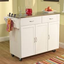 One of the best purchasing options for you is a rounded portable island with seating. Kitchen Island With Stainless Steel Top Ideas On Foter