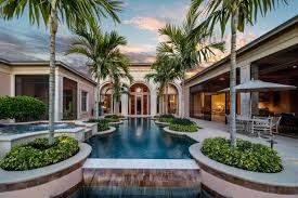 Tropical Backyard Pool And Lanai In Florida Hgtv