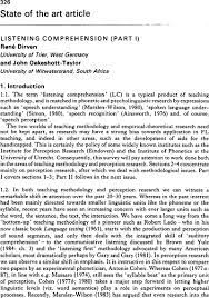 Check spelling or type a new query. Listening Comprehension Part I Language Teaching Cambridge Core